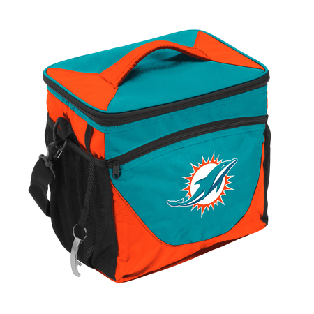 LOGO BRANDS Miami Dolphins 24 Can Cooler 617-63-1A